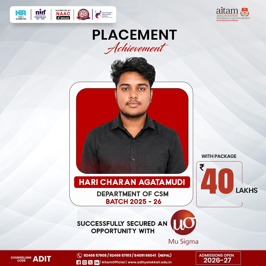 highest package in aitam